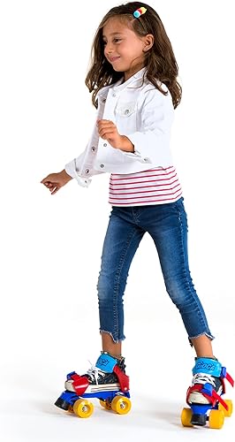 Pattini Gioca Jet Rosso Blue - 4 ruote, misura scarpe 34-44 - Ysert