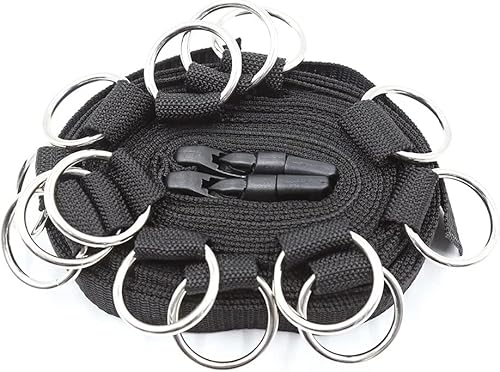 con Kit di Allenamento Yoga Regolabile, Si Adatta a materassi di Qualsiasi Dimensione (Nero) - Ysert