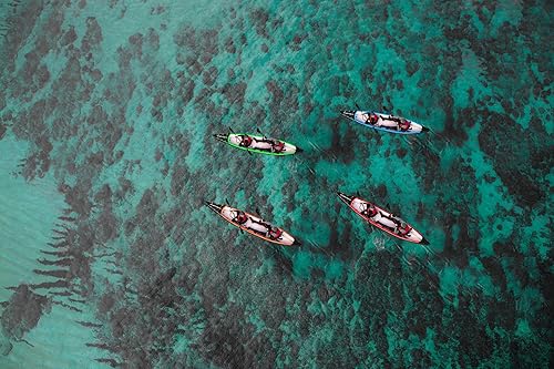 Kayak Exclusiv Blu 480 - Gommone - Canoa - 480 x 96 cm - 3 persone Kayak - Ysert