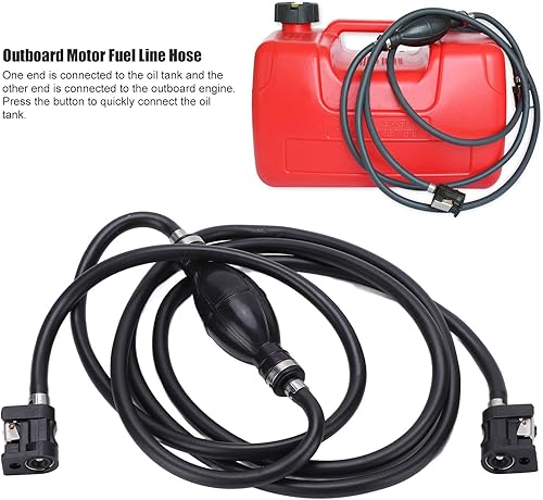 Tubo Flessibile del Carburante per Pompa Manuale, Kit Connettori per Serbatoio Benzina per Motore Fuoribordo per Tubi di Supporto per Aeromobili Offshore - Ysert