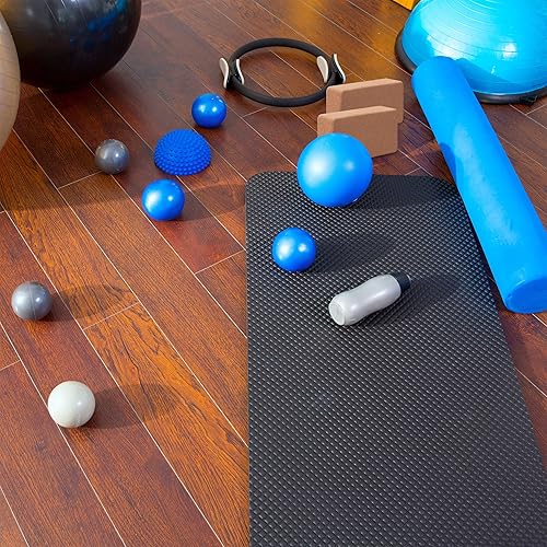 Relaxdays Mattoncini da Yoga. Set da 2 Blocchi in Sughero, Blocchetti per Esercizi, 12x22,5x7 cm, Antiscivolo, Marrone, 12 x 22.5 x 7 cm - Ysert