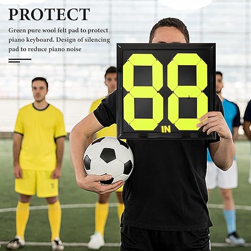 Targa Sostitutiva Accessorio Arbitro Strumento Arbitrale Tabellone della Partita di Calcio Attrezzature per Partite di Calcio Tavolo Arbitrale Attrezzatura per Partite di Calcio Pp - Ysert