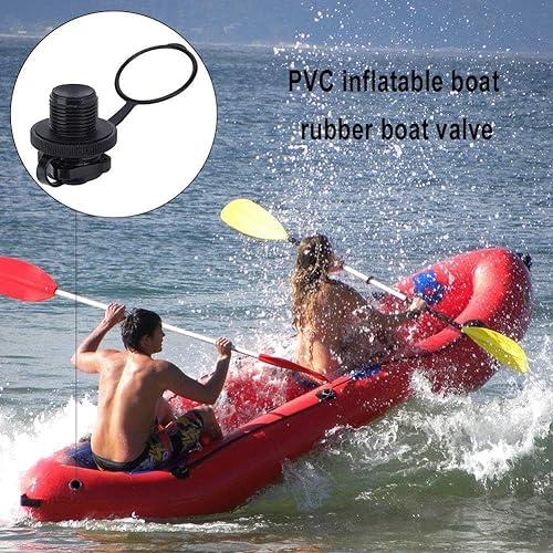 2 Pezzi Valvola per Gommoni, Spine a Spirale per Barche Gonfiabili, Valvola Aria Gonfiabile Barca Kayak Tappo per zattera Sostituzione Gonfiaggio Sostituzione Valvola a Vite per dirigibile - Ysert