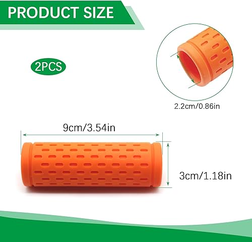 Manopole per Bici Bambino,Impugnature per Biciclette Antiscivolo in Gomma,Diametro 22,2mm,per MTB,BMX,Mountain,Downhill,Foldable,Urban Bicycles,Scooter - Ysert