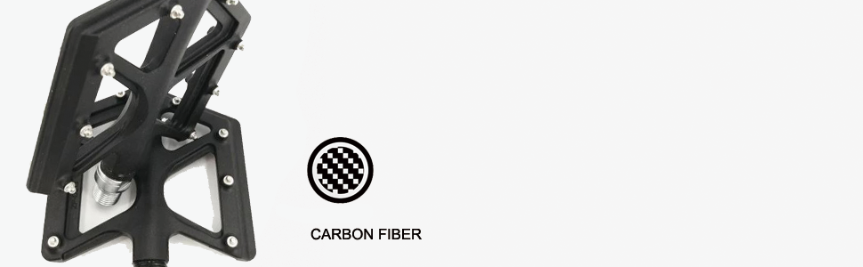 pedali piattaforma ZERAY ZP-D213 carbonio pin mtb enduro ghiaia cuscinetto sigillato cromo