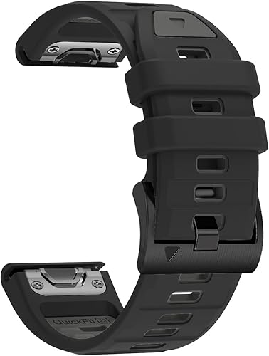 Silicone Braccialetto per Garmin Fenix 8 47mm/Fenix E 47mm Strap. Wristband Bands Sgancio Rapido Cinturino Wristband Armband Sportivo per Garmin Fenix E 47mm/Fenix 8 47mm - Ysert