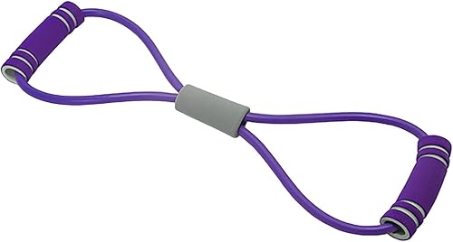 Fascia di Resistenza a Forma di 8, Fascia Elastica per Esercizi Versatile in PVC, Fascia Elastica per Esercizi di Stretching del collo Figura 8 per Casa, Palestra - Ysert