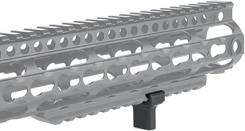 Tattico Mlok Keymod Finger Stop arresto a mano Impugnatura frontale in alluminio per sistema di binari Picatinny da 20 mm - Ysert