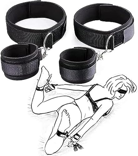 ๐จ๐๐ญ ๐ฉ๐ค๐ฎ Cinghie Per Le Gambe Per Allenamento Yoga E Cinturini Da Polso In Nylon, Sport All'aria Aperta E Allenamento In Camera Da Letto, Assistente Per Esercizi Di Yoga - Ysert