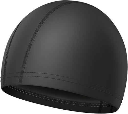 Cuffie da Nuoto Cuffia Piscina per Uomo Donna Cuffie Piscina, Impermeabile e Elastica per Piscina, Protezione Ottimale dei Capelli, Adatta a Nuotatori Professionisti e Principianti - Ysert