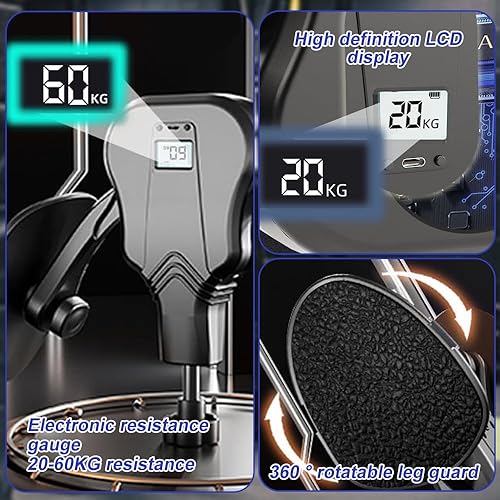 Attrezzo Interno Coscia, Allenatore per Muscoli del Pavimento Pelvico da 20 kg-60 kg, Fitness Attrezzo per Glutei per l'allenamento del pavimento pelvico per donne e uomini - Ysert