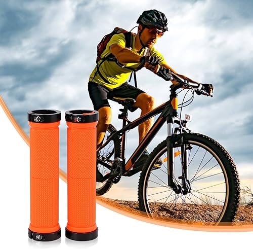 1 paio di manopole per manubrio bici BMX arancione - Ysert