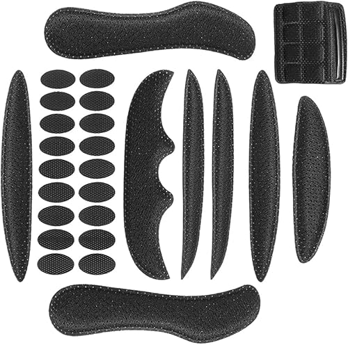 2 Set Imbottitura per Caschi da Bicicletta Set, Cuscinetto in Schiuma Universale per Bicicletta, Kit Schiuma Imbottitura Casco, per Casco da Moto e Bicicletta, Accessori per - Ysert