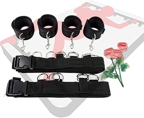 con Kit di Allenamento Yoga Regolabile, Si Adatta a materassi di Qualsiasi Dimensione (Nero) - Ysert