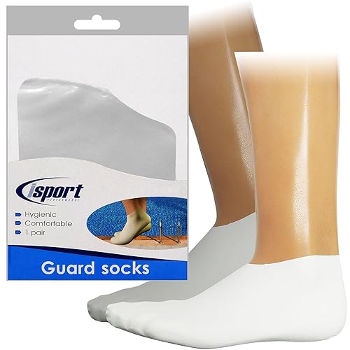 Adulti Bambini Piscina Piedi Piedi Verruca Impermeabile Guard Aqua Socks, 1 paio (Small) - Ysert