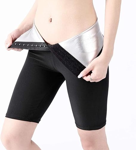 Rvtkak Leggings da allenamento da donna a vita alta, 2 in 1 per sauna per allenamento perdita di peso, pantaloni dimagranti, pantaloni da allenamento per sauna - Ysert