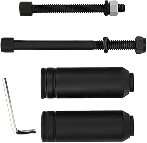 Pedale per Scooter Acrobatico,Monopattino Pioli Antiscivolo Professionali in Acciaio,con Vite/Dado/Guarnizione,Durevoli Pedali da Skateboard Accessorio per Pedali Scooter Acrobatici - Ysert