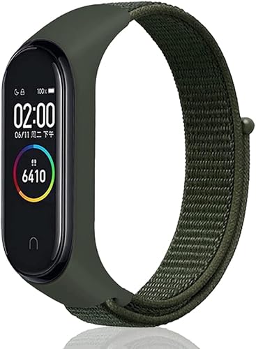 Niboow Cinturino per Xiaomi Mi Band 6/Mi Band 5/Mi Band 4/Mi Band 3/Amazfit Band 5, Nylon Regolabile Cinturini per Xiaomi Mi Band 6/Mi Band 5/Mi Band 4/Mi Band 3/Amazfit Band 5 - Ysert