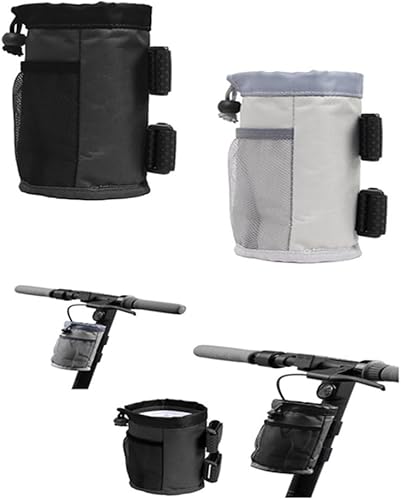 Porta Borraccia Bici, 2 Pcs Oxford Portabottiglie per Bicicletta Senza Viti, MTB Portatile Porta Borraccia con Tasca Frontale in Rete, per Scooter, Sedie a Rotelle e Fuoristrada ecc - Ysert