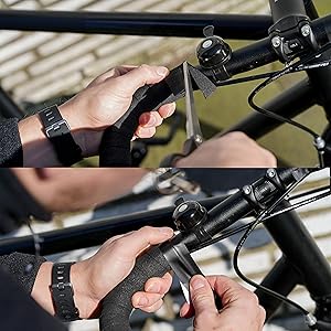 Kellago - Tappi per manubrio bicicletta da corsa, in gommapiuma, colore: nero