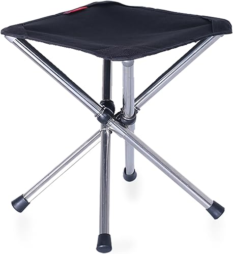 TRIWONDER Sgabello Pieghevole Portabile Campeggio Sedia Pieghevole Leggero Alluminio Seggiolino Richiudibile Sgabello da Pesca Spiaggia Mare Picnic - Ysert