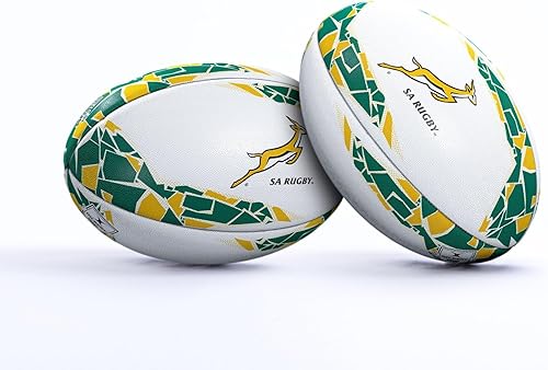 Gilbert- Balon Rugby Supporter Ufficiale Sudafrica, taglia 5 - Ysert