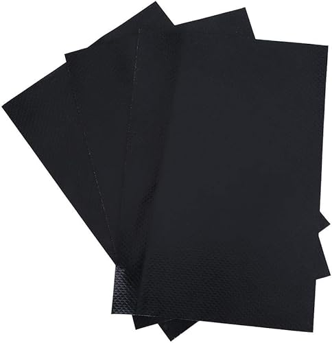 Kit Patch Riparazione Gonfiabile in PVC, Kit Riparazione Kayak Kit Riparazione Colla Kit Secchio Container Sostituzione per gommone Barca Gonfiabile Canoa 6 Pezzi (Nero) - Ysert