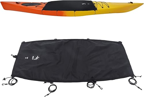 TYTOGE Spray Deck Kayak, Kayak Cockpit Drape Cover Impermeabile Cockpit Cover Kayak Canoa Cockpit Accessori per la (S) - Ysert
