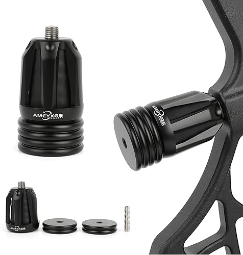 Stabilizzatore per Arco da tiro con L'Arco Recurve Bow Compound Bow Riser Dampers Silencers Shock Absorbers Vibration Damper Suit per Il tiro al Bersaglio di Caccia - Ysert