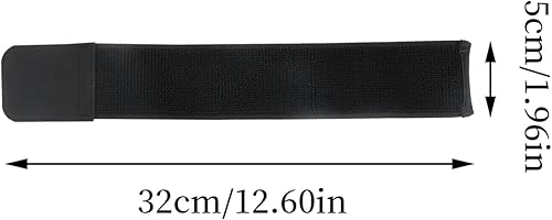 4 Pezzi Nastro Antiscivolo Parastinchi per Calcio 32x5cm, Cinturini per parastinchi, Nastro di Protezione per Sport, Elasticità Shin Guard Holder per Giocare a Calcio Badminton Basket e Corsa - Ysert