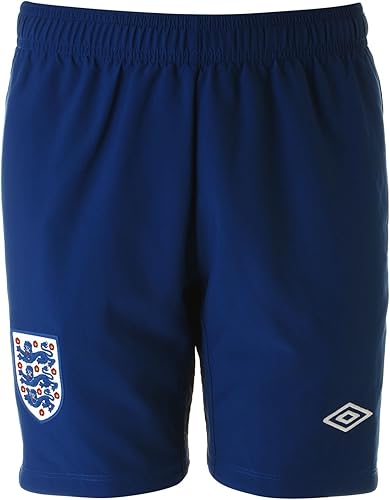 England Inghilterra 2010/2011 Shorts Calcio da Casa Junior, Blu, Junior L - Ysert