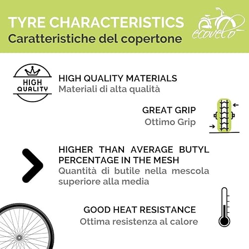 2 COPERTONI 20 X 1.75 (47-406) PNEUMATICI IN GOMMA NERI PER GRAZIELLA CITY BIKE BMX STRADALE BAMBINO - Ysert