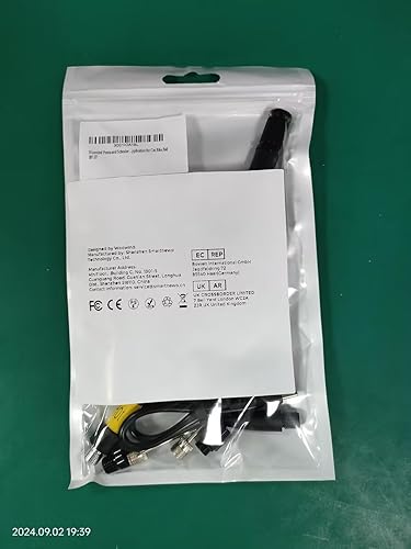 Woowind Adattatore valvola Presta e Schrader con cavo USB, applicazione per auto, bicicletta, palla 1 - Ysert