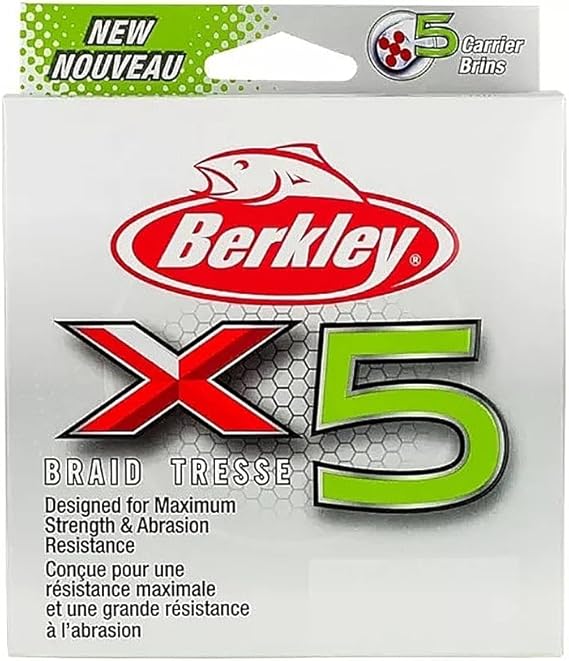 Berkley X5 - Lenza da pesca a treccia - Ysert