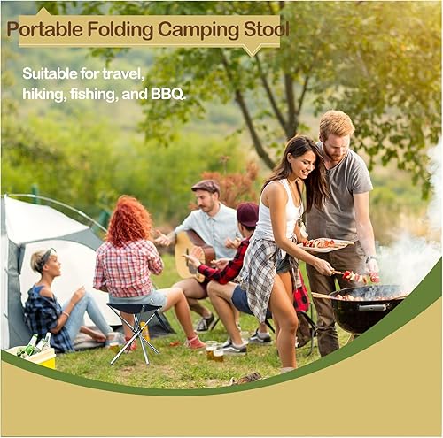 Altezza 36cm sgabello da campeggio pieghevole e portatile Per Giardino, Spiaggia, Picnic, Pesca, Campeggio, Escursioni, Code E Viaggi. - Ysert