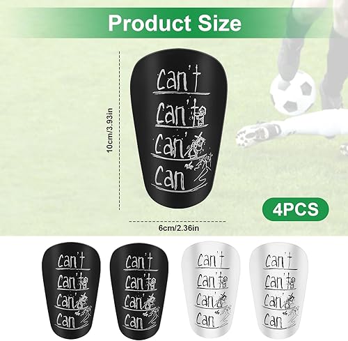 Mini Parastinchi Calcio, 2 Paia di Mini Protezioni per le Gambe per Bambini e Ragazzi, Protezione per Stinchi da Calcio, Ideale per Calcio e Altri Sport - Ysert