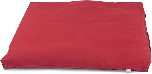 Tappetino da meditazione ZABUTON | Serie ECO | Classico tappetino da yoga con rivestimento sfoderabile in 100% cotone biologico, con chiusura lampo, 80 x 80 x 7 cm - Ysert