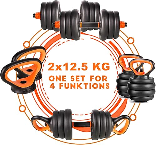 6in1 Manubri Palestra Pesi Plestra Manubri regolabili set pesi palestra 20 25 40 kg-ZERRO - Ysert