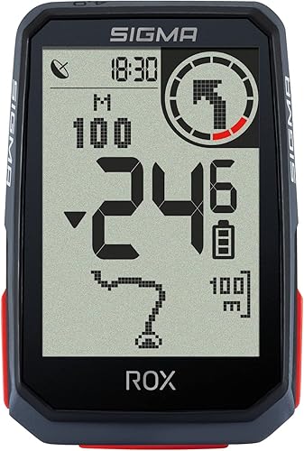 SIGMA Sport Rox 4.0 EVO Black Sensor, Set ciclo-computer wireless con navigatore GPS, sensore velocità, frequenza cardiaca e pedalata, per escursioni outdoor con guida GPS e altimetro - Ysert