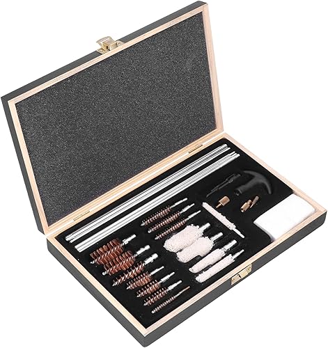 Strumento per la Pulizia del Fucile a Pompa, Calibro 12-410ga Kit di Pulizia Universale per Pistola Forniture con Custodia per Pistola per Pistola - Ysert