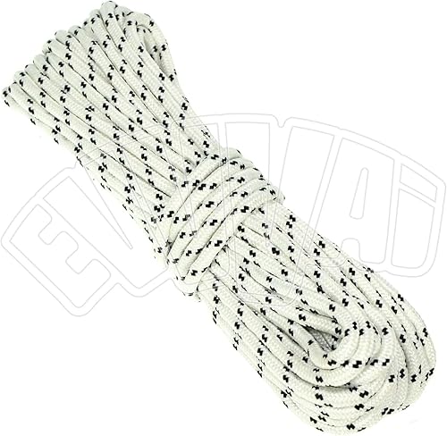 CORDA TRECCIA EXTRA DIAM 8 MM - 20 MT CORDINO CIMA ANCORAGGIO ORMEGGIO NAUTICA - Ysert
