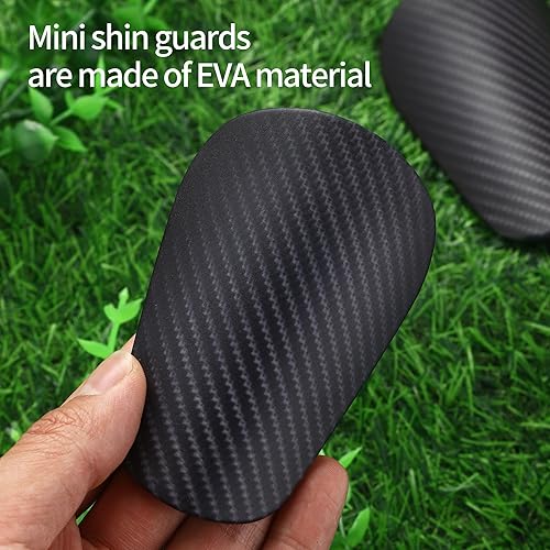 4 Pezzi Mini Parastinchi Calcio,Parastinchi Calcio Professionali,Leggero e Resistente, Adatto per Gli Sport con la Palla da Uomo, Donna e Bambino - Ysert