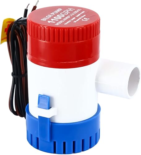 FreeTec Pompa di sentina 1100GPH 12V Bilge plastica sommergibile acqua pompe - Ysert
