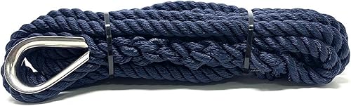 Cima ormeggio Blu 16mm x 8m - Ysert