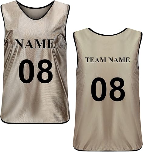 TopTie (prezzo/pezzo) Gilet da allenamento personalizzati Scrimmage bavaglini da calcio per adulti - Ysert