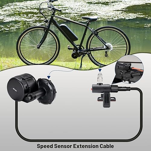 8FUN Sensore di velocità per BAFANG BBS01B BBS02B BBS HD Mid Drive Motor, kit di conversione per bici elettrica, tachimetro - Ysert
