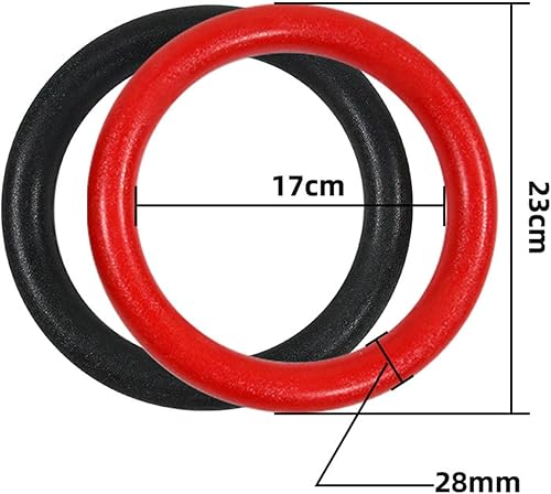2X Anelli da Ginnastica Anelli da Allenamento per Donna Uomo Anelli Antiscivolo Allenamento Pull Up Anelli per Esercizi Anelli da Palestra - Ysert