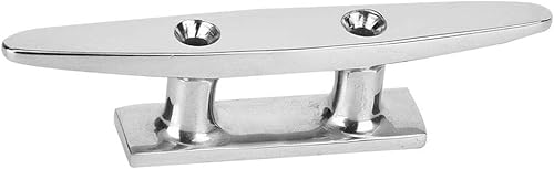 Bitta per pontile per Barche, 10-20 cm Bitta Piatta Bassa Argento Classica in Acciaio Inossidabile 316 Bitta per ormeggio Hardware per impieghi gravosi marini per Navi, Barche, Yacht - Ysert
