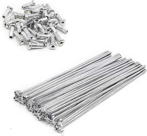 Raggi per bici in acciaio al carbonio 13G raggi per bicicletta MTB Road Bike raggi con nippli 100-292 mm raggi ruota per ruote da 12/14/20/24/26/27,5/29 pollici - Ysert