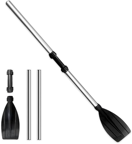 Remi per Barche, 120cm Paddle per Kayak, Alluminio e PVC Pagaia per Kayak da Canoa Gonfiabile, Paddle in Alluminio, Accessori per la Nautica - Ysert